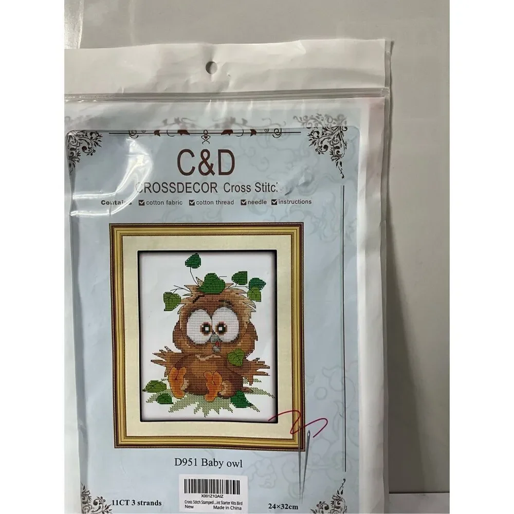 C&D CROSS STITCH Kits Lot of 2
